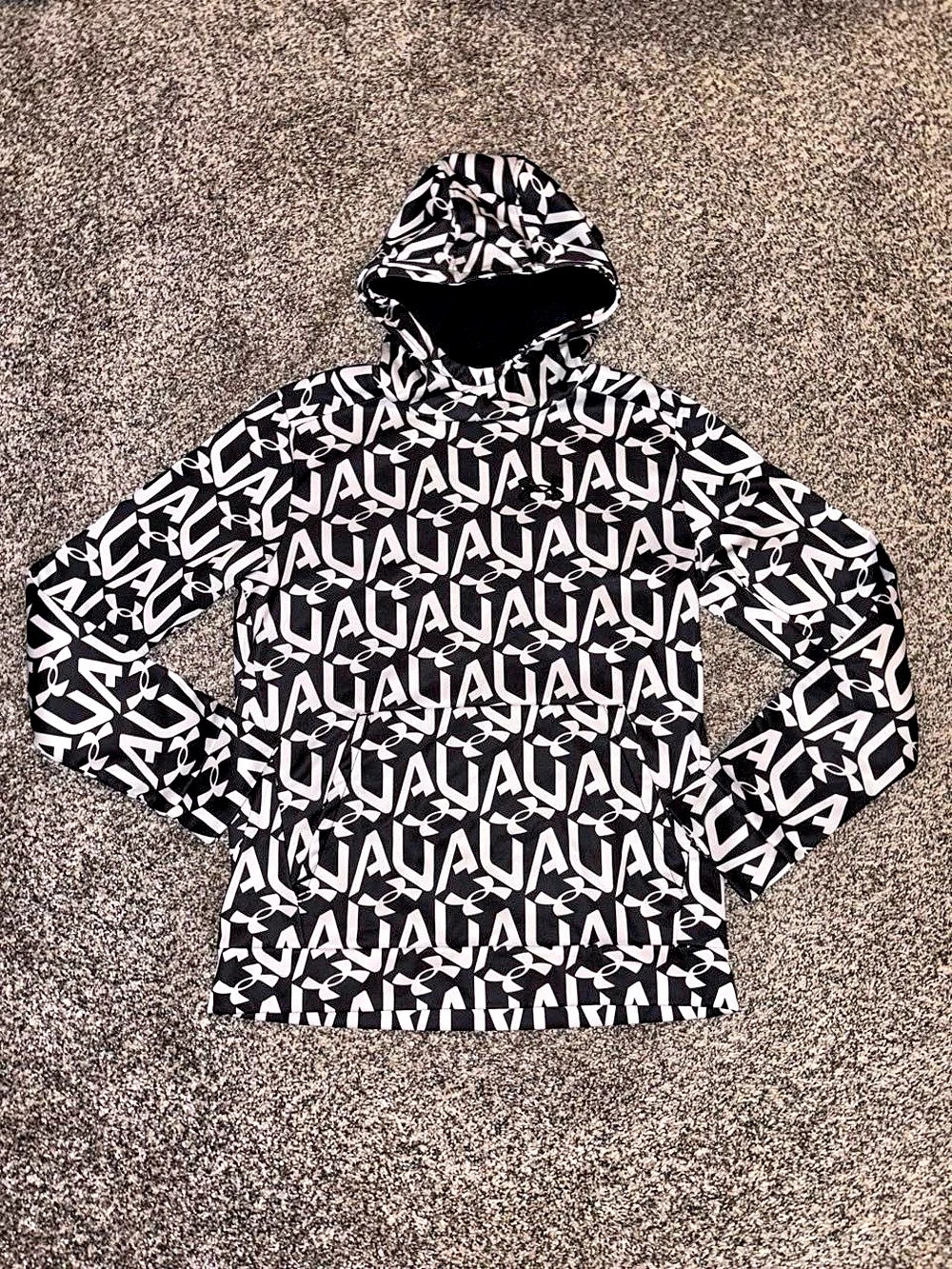 Black and white Under Armour Hoodie